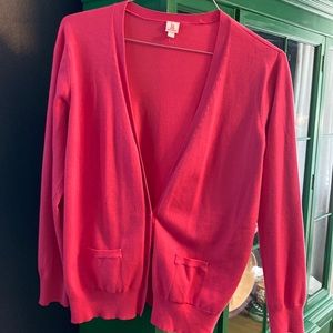 Hot pink cardigan